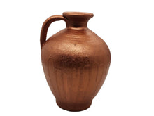 Load image into Gallery viewer, Clay Vase - Handmade Terracotta Vase, Farmhouse Pottery Vase, ceramic Vase for Décor, Rustic Centerpiece
