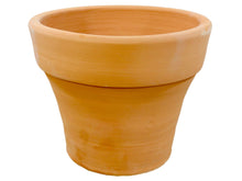 Load image into Gallery viewer, Handmade Pottery Clay Planter, Natural Terracotta plant pot, flower pots with Saucer, earthenware flowerpots,
