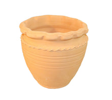 Load image into Gallery viewer, Handmade Clay Planter, Natural Terracotta plant pot, flower pots with Saucer, Pottery flower pots
