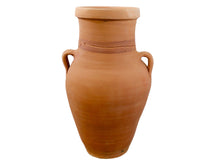 Load image into Gallery viewer, Handcrafted Terracotta Amphora with Drainage Hole, Decorative Terracotta Amphora, Handmade Traditional Vessel
